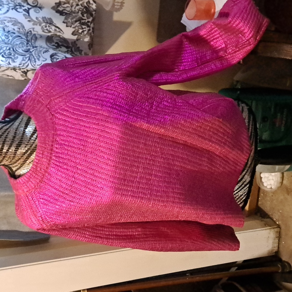 Mettalic sweater